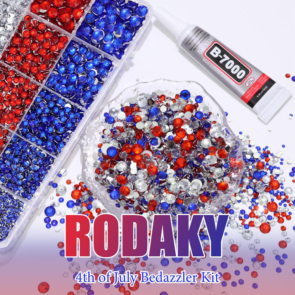 RODAKY gems beside a coin for scale, clear sizing helps plan designs accurately