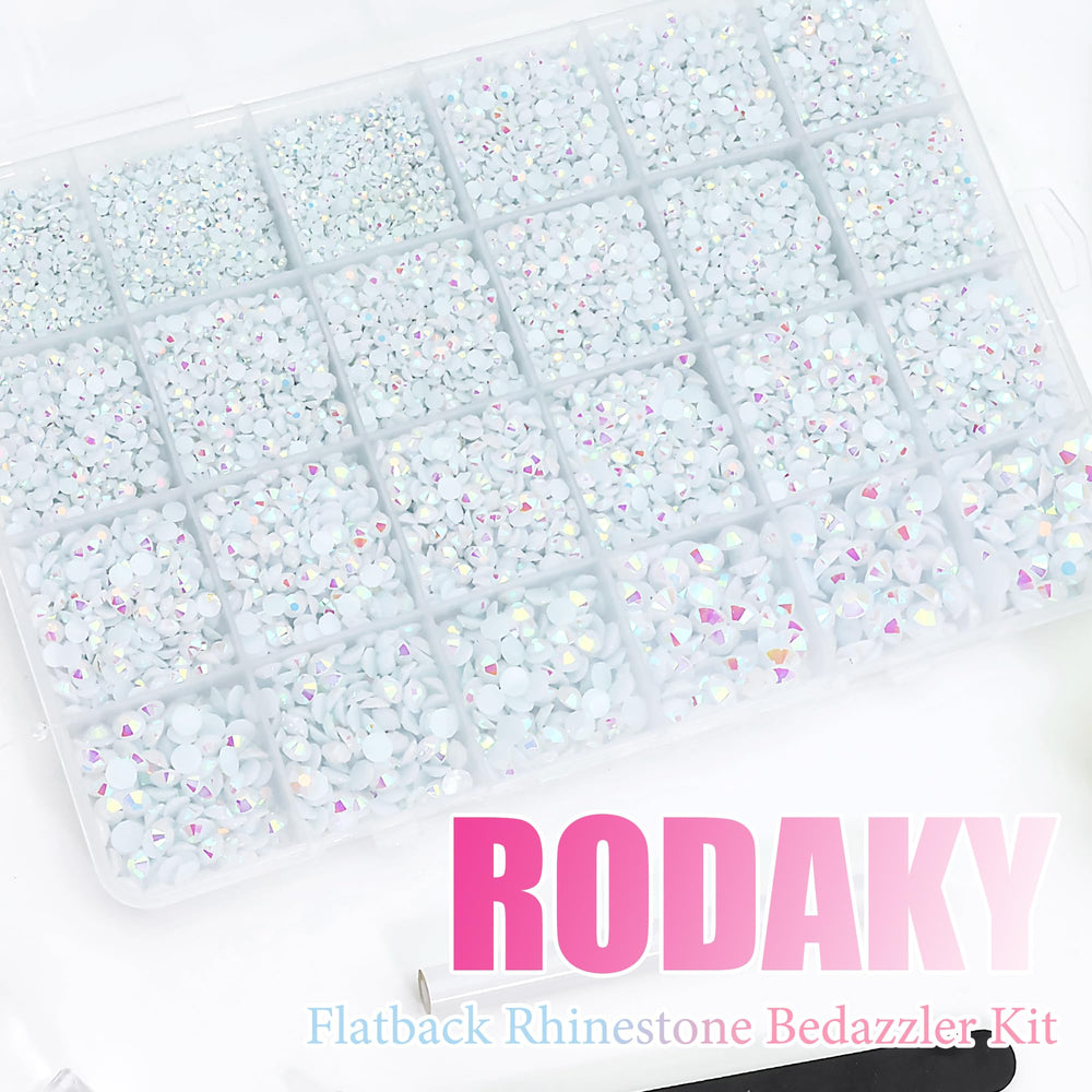 RODAKY size comparison of 2–6mm gems showing variety for layered designs