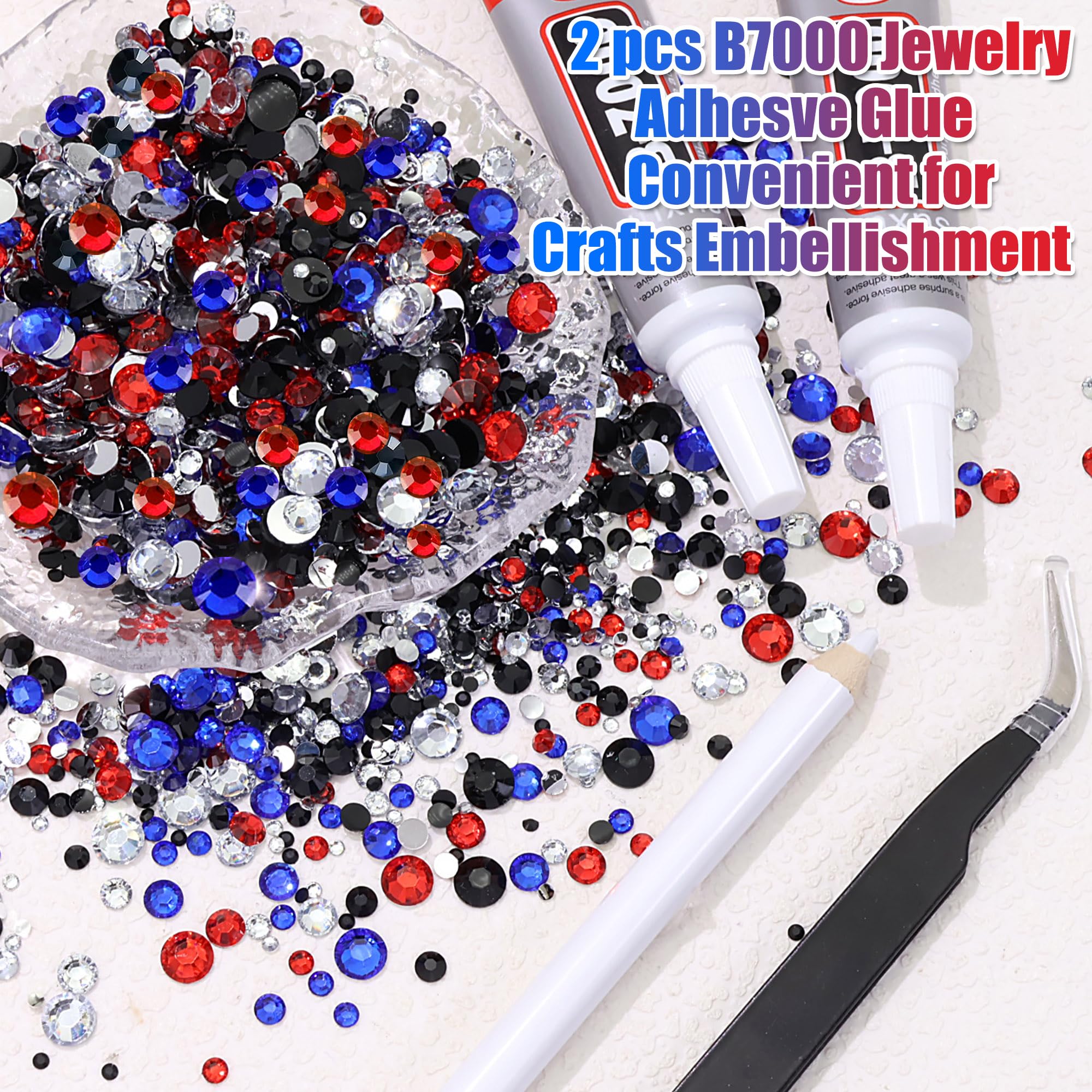 RODAKY tweezers and dotting pen tools demonstrating precise placement benefit