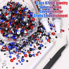 RODAKY tweezers and dotting pen tools demonstrating precise placement benefit