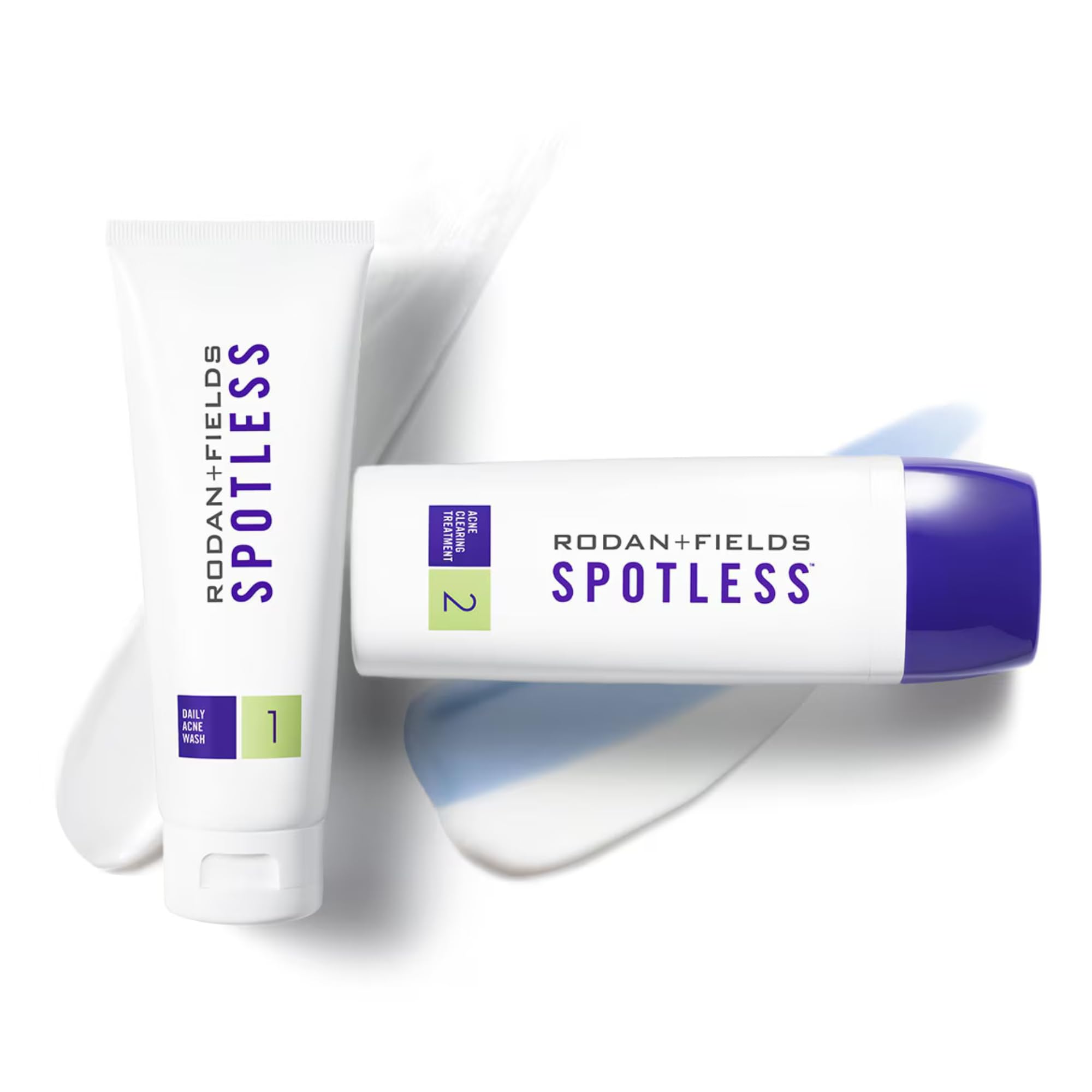 RODAN + FIELDS close-up foam texture, highlights gentle exfoliating benefit