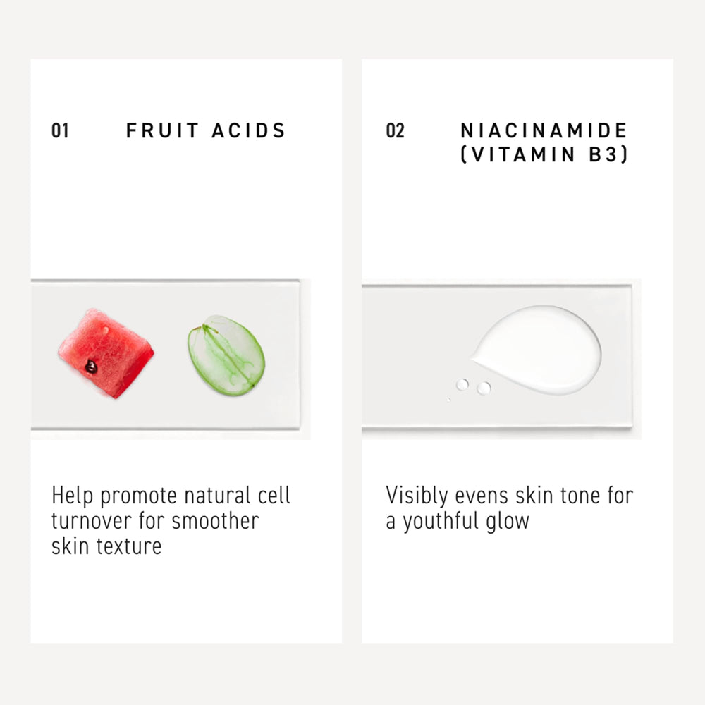 RODAN + FIELDS suggested before and after skin texture improvement visualization