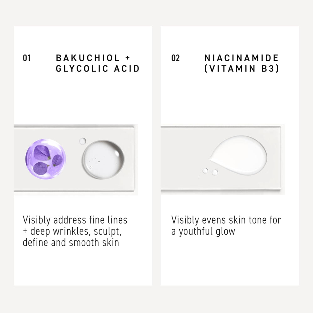 RODAN + FIELDS jar beside ruler showing size and travel‑friendly benefit