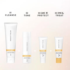 RODAN + FIELDS 125 mL tube next to common items for scale and travel convenience