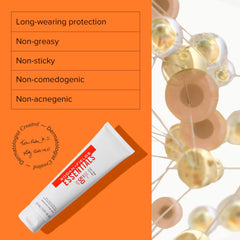 Rodan + Fields sunscreen texture close-up illustrating lightweight, fast-absorbing finish for comfortable wear