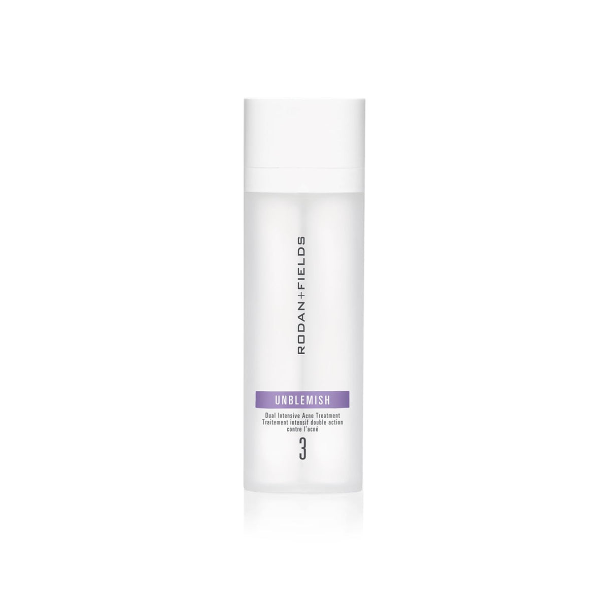 Rodan + Fields front packaging showing compact treatment for targeted blemishes and convenience