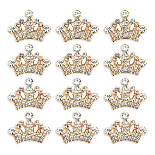 Rodvanvo gold crown appliques front packaging showing 24-piece set and convenience