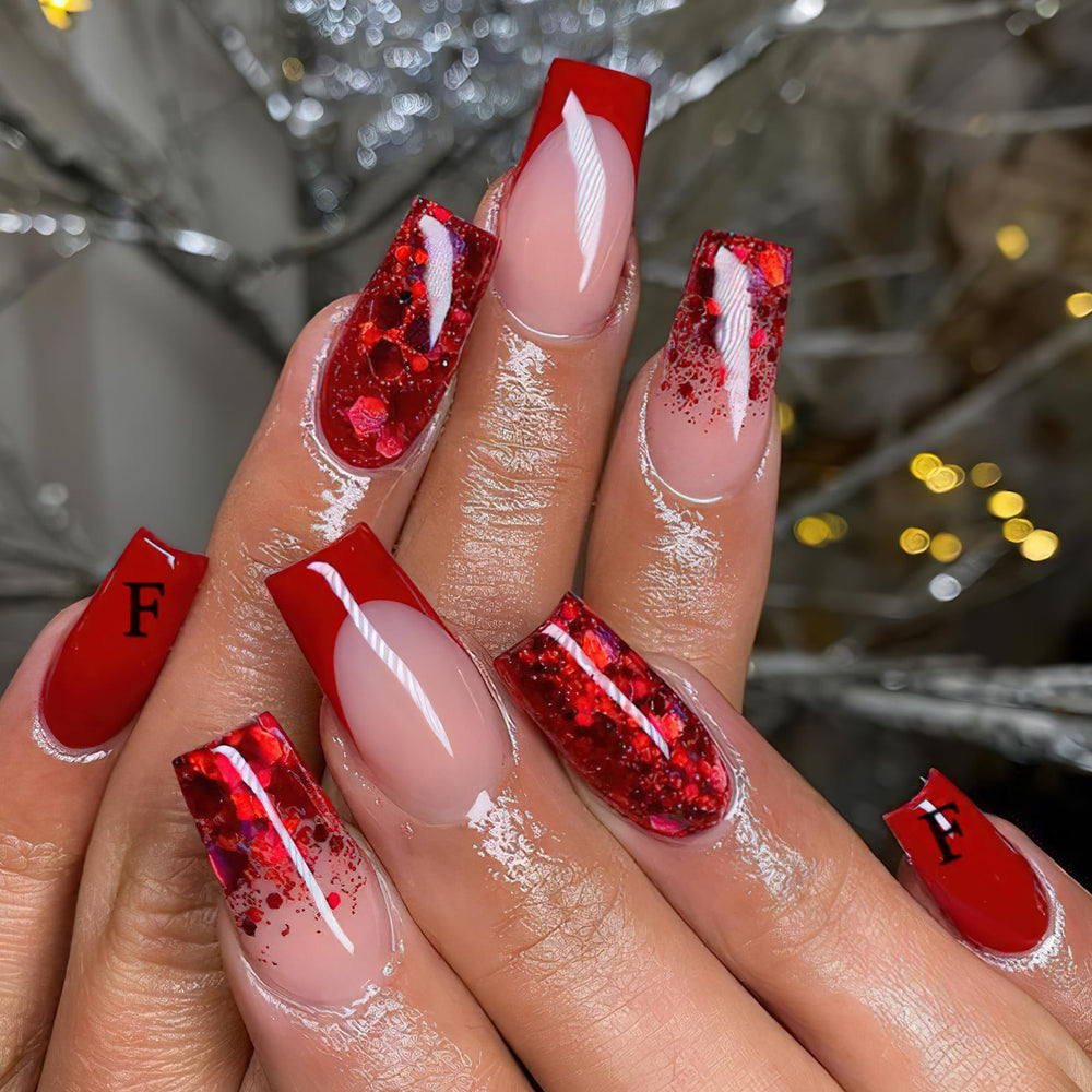 ROFIBUT black and white decal detail demonstrates bold contrast for standout nails