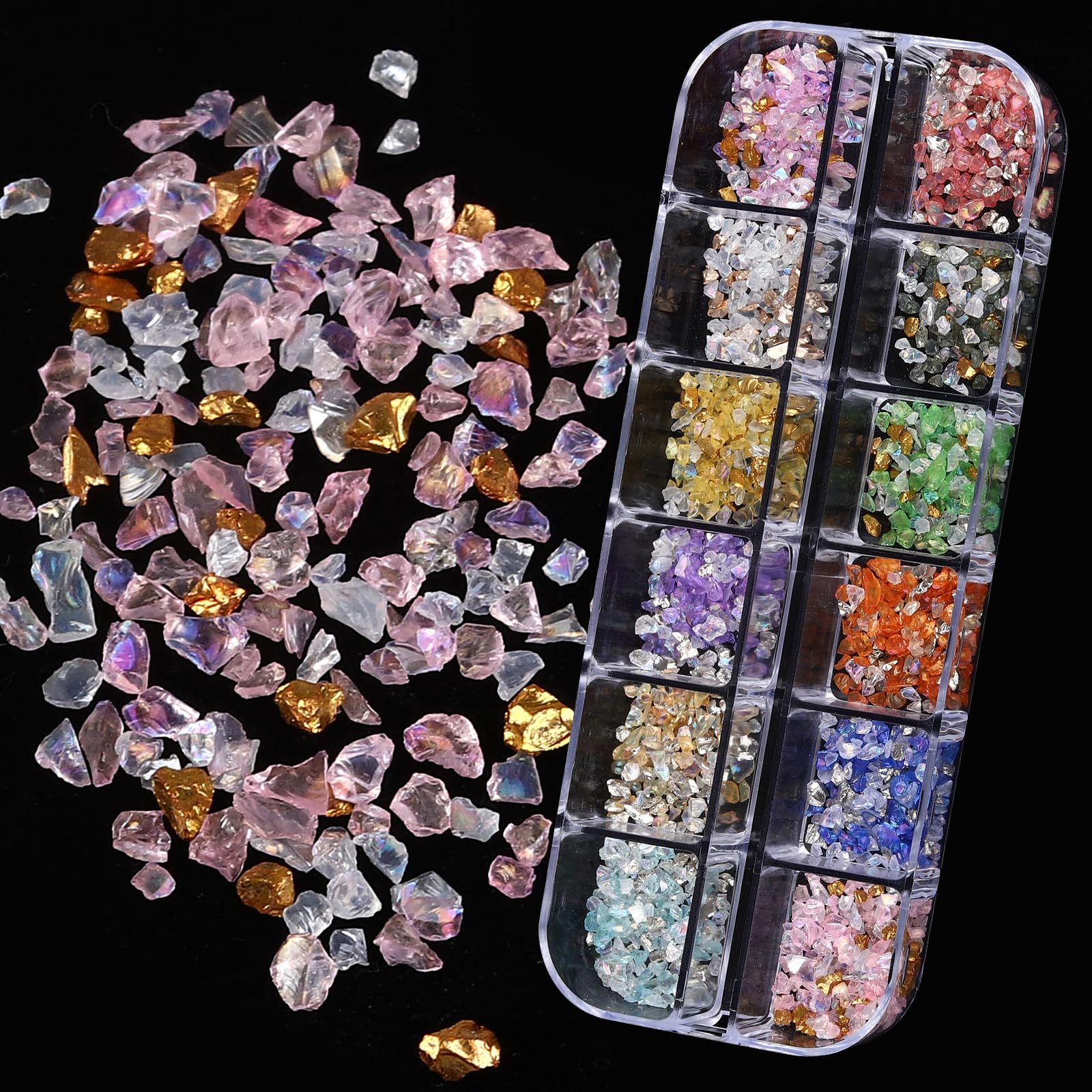 ROFIBUT close-up of butterfly rhinestones highlighting detail and shimmering effect for designs