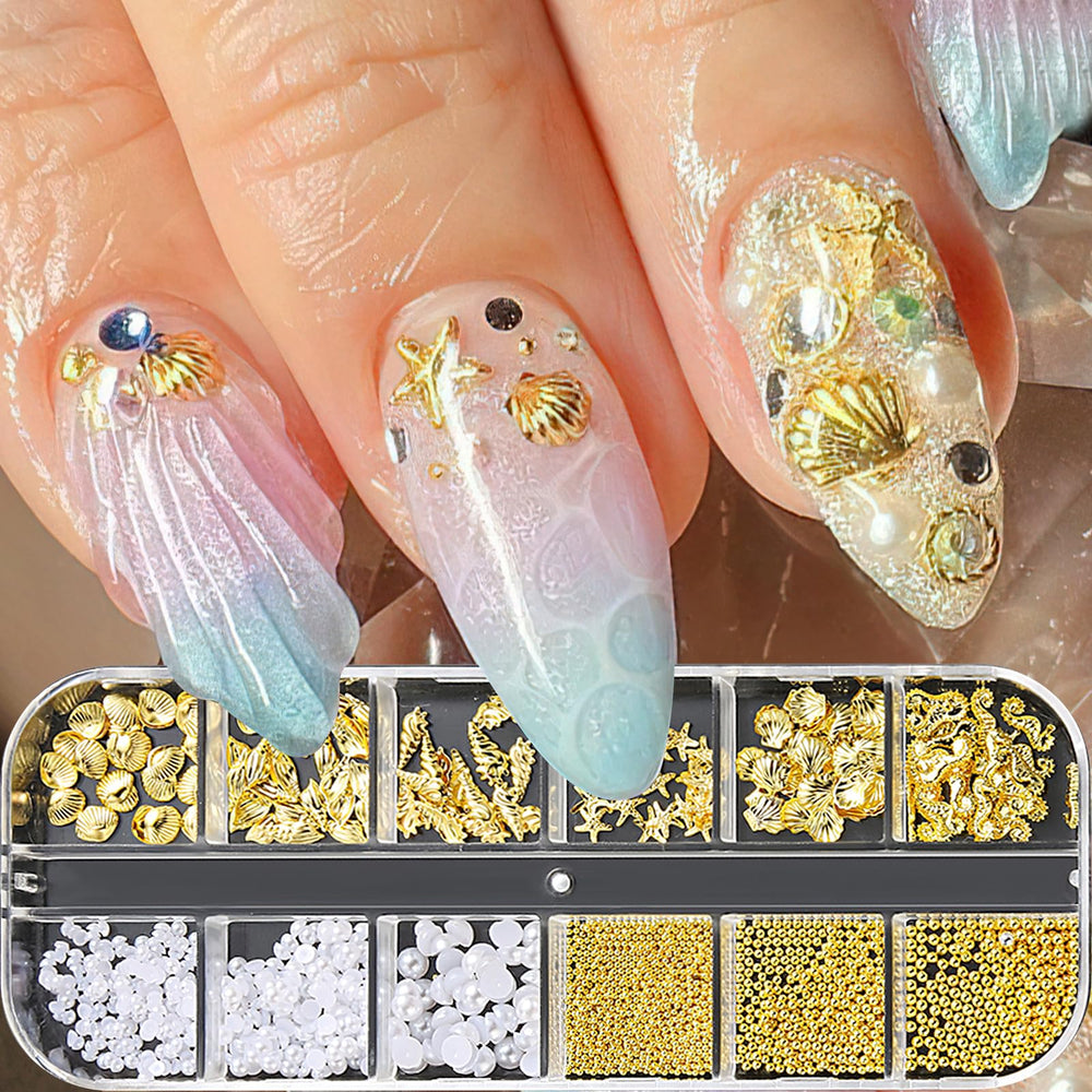ROFIBUT front packaging showing 12 grids and variety, perfect for quick summer nails