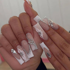 ROFIBUT front view of packaged 24-piece nail kit showing glossy finish and tips