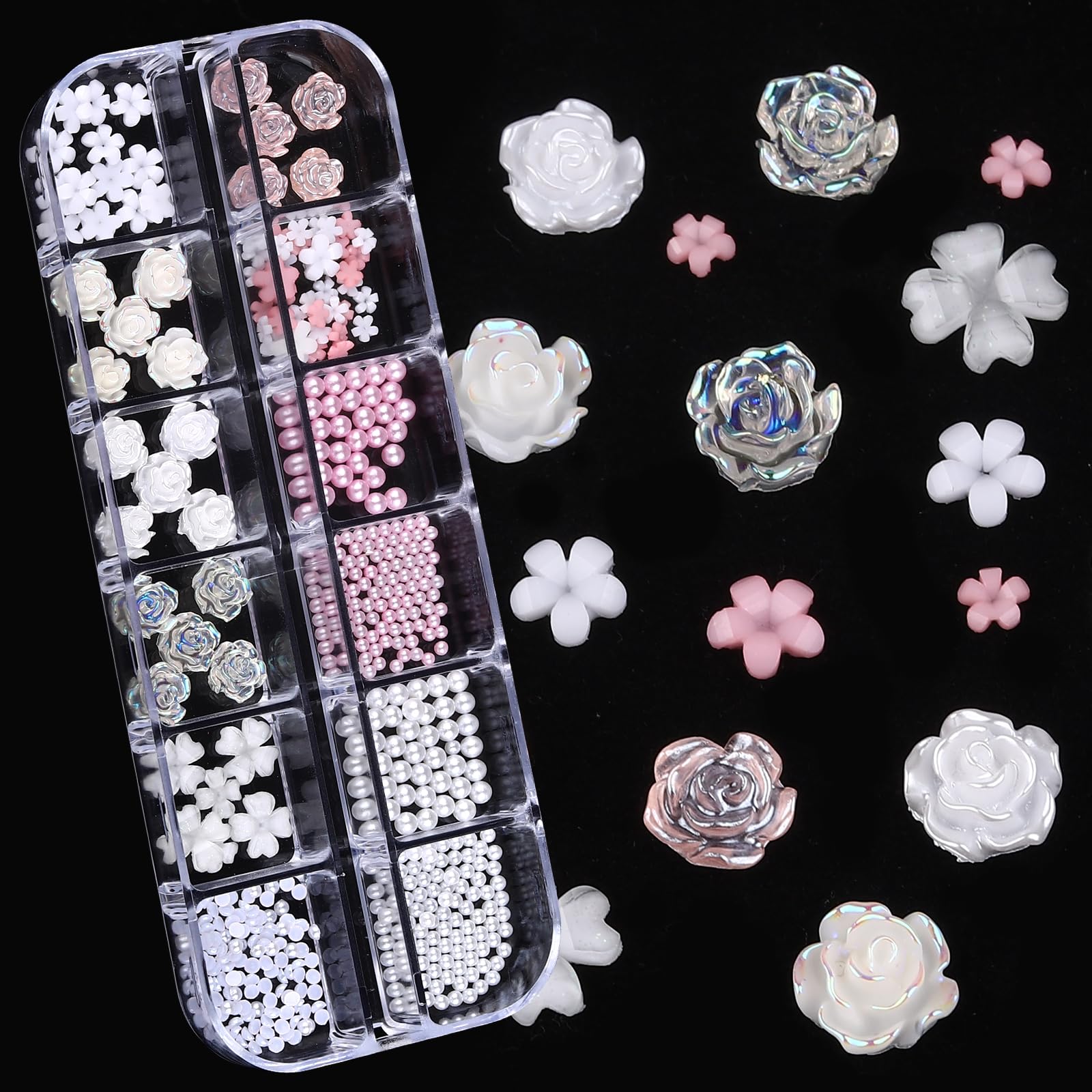ROFIBUT nail charms sealed with topcoat demonstrating secure hold and long-lasting wear