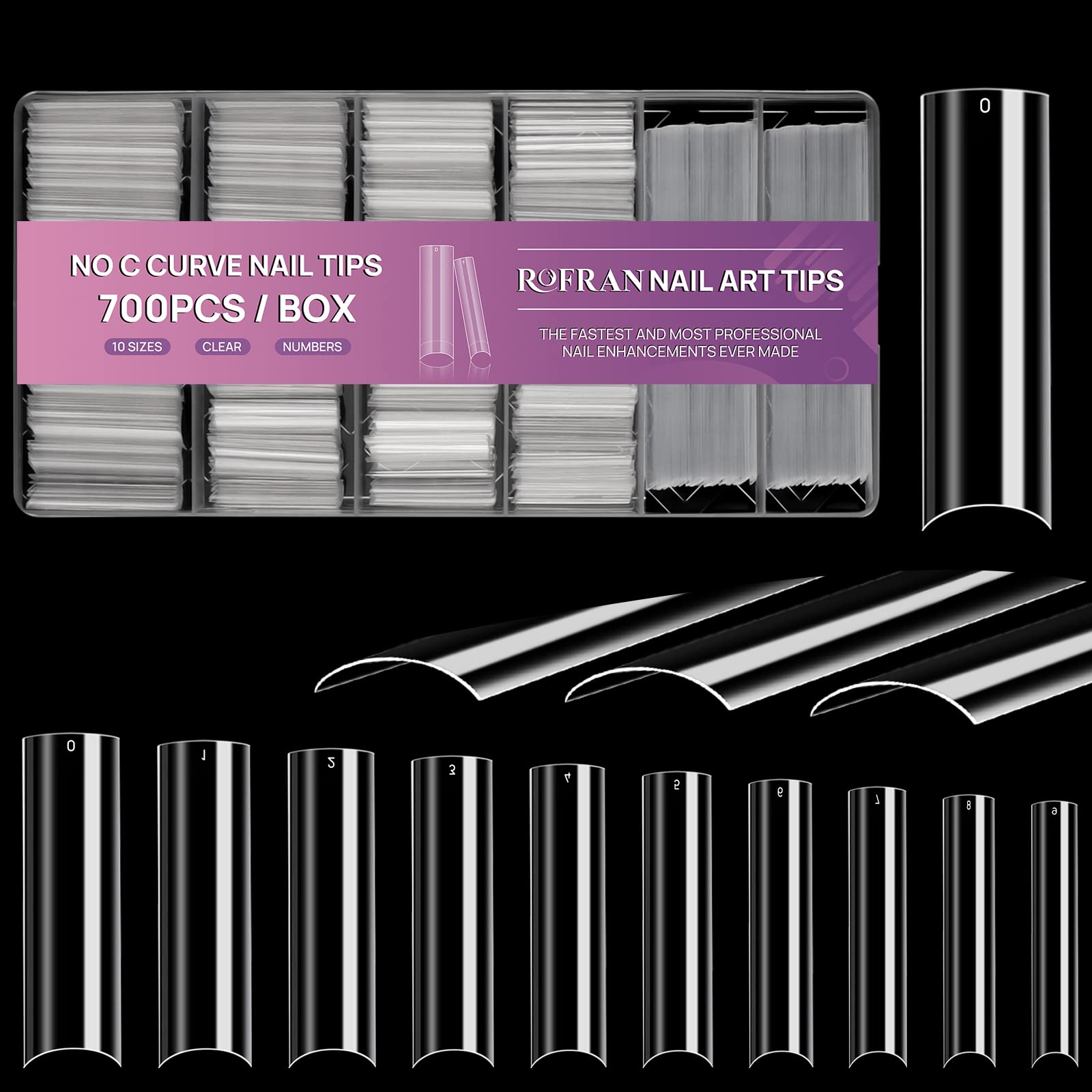 Rofran box front packaging showing 700pcs and organized storage benefits