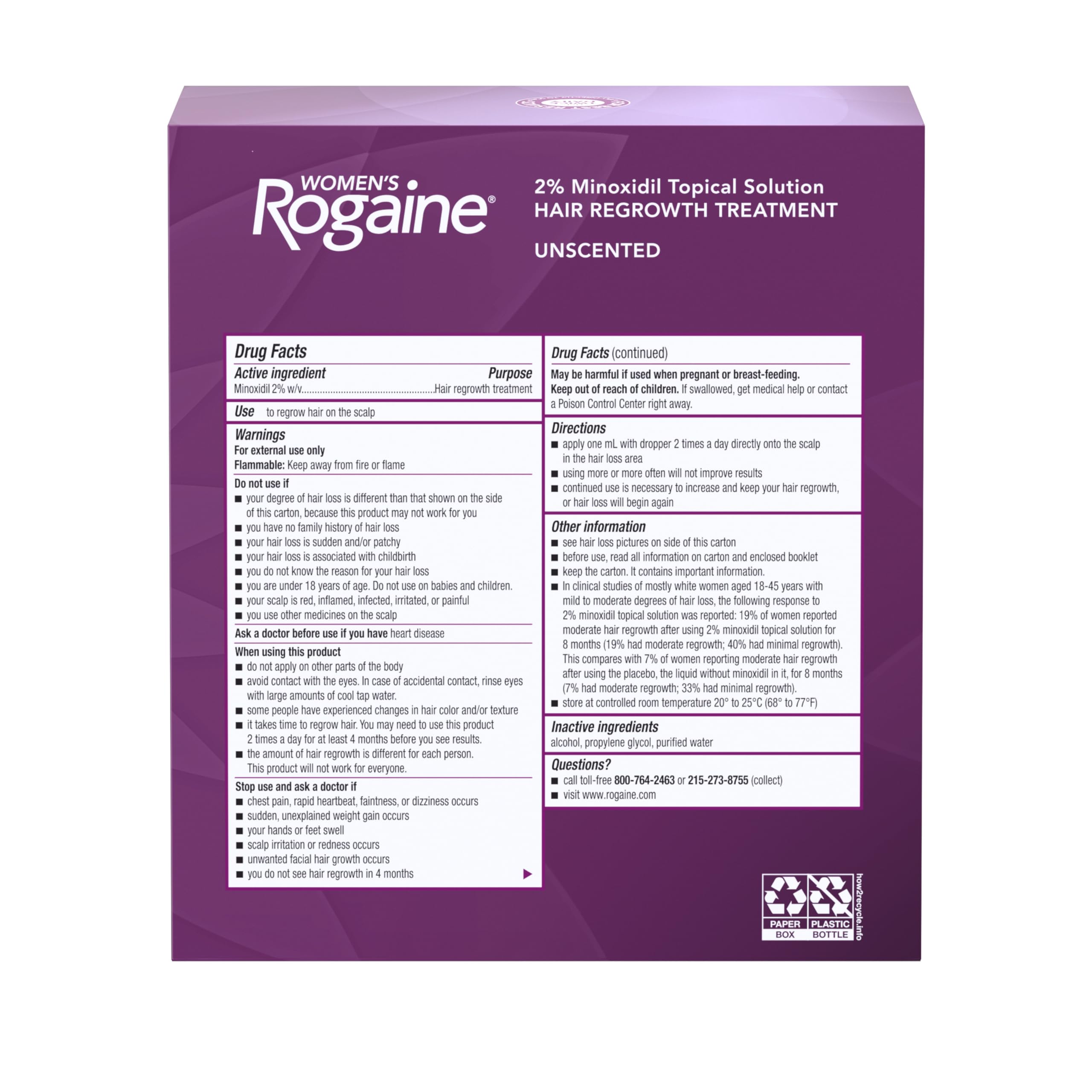Rogaine in-use scalp application on woman demonstrating targeted treatment and routine benefit