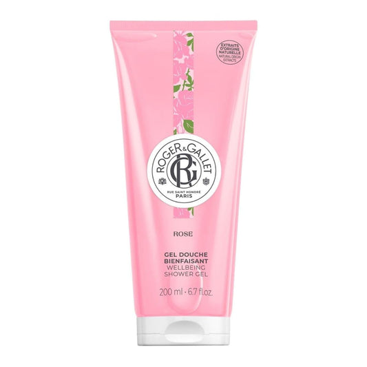 ROGER & GALLET rose front bottle showing elegant design and brand identity