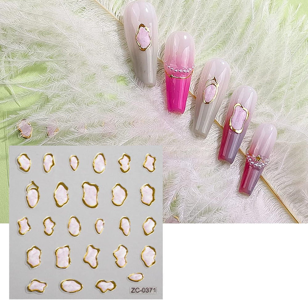 Rokhevn applied on artificial nails showing full-design impact and durability
