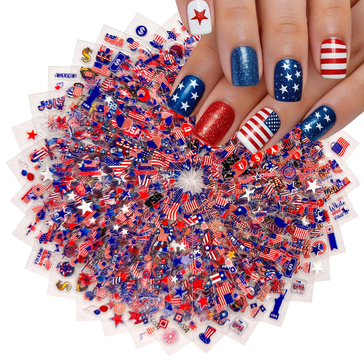 Rokhevn front packaging showing 30 sheets and festive patriotic variety