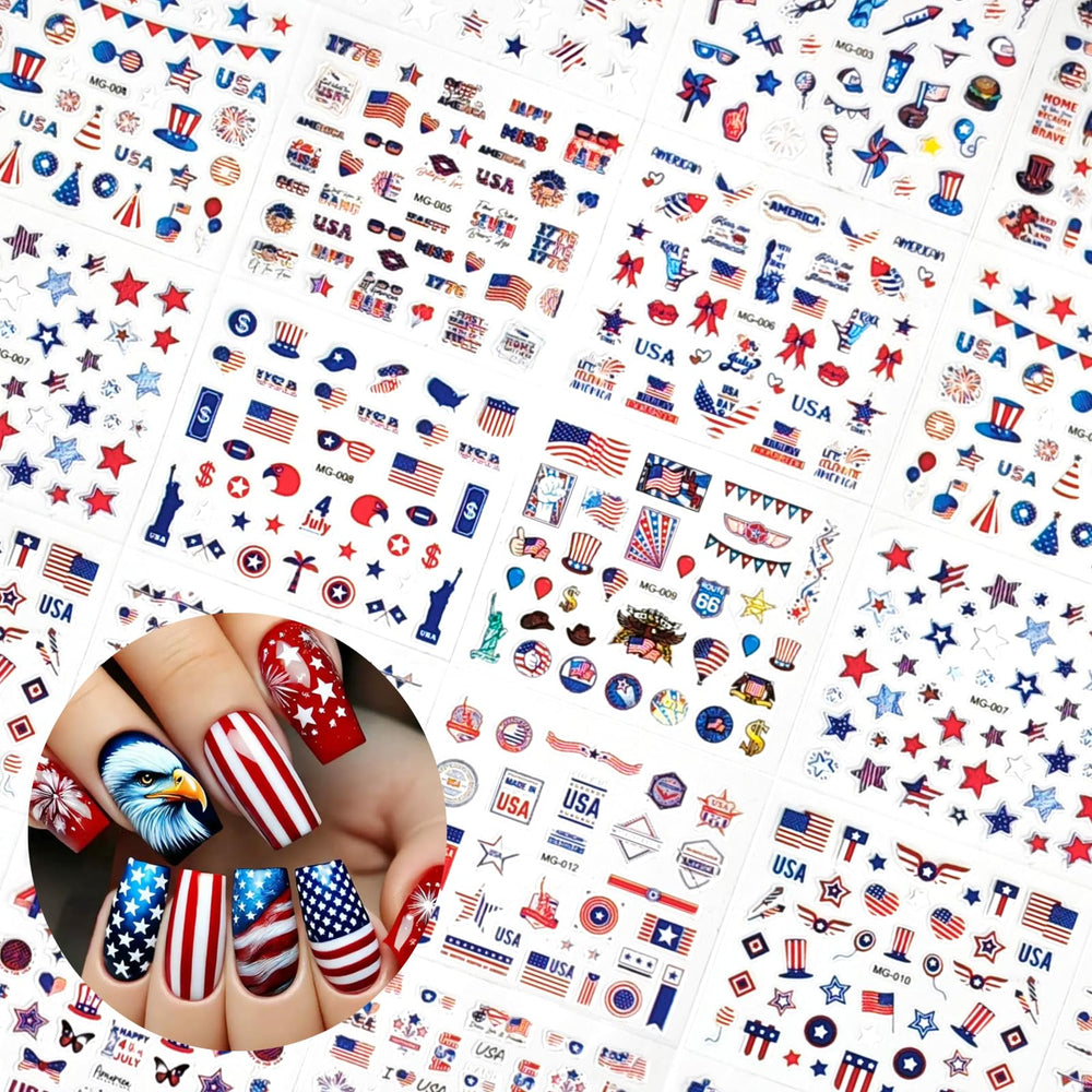 Rokhevn sticker sheet beside fingers illustrating actual sheet size