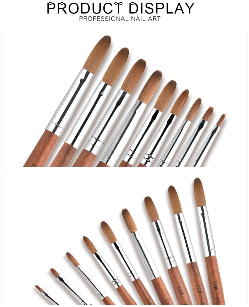 Rolabling multiple sizes laid out showing versatility for different nail techniques