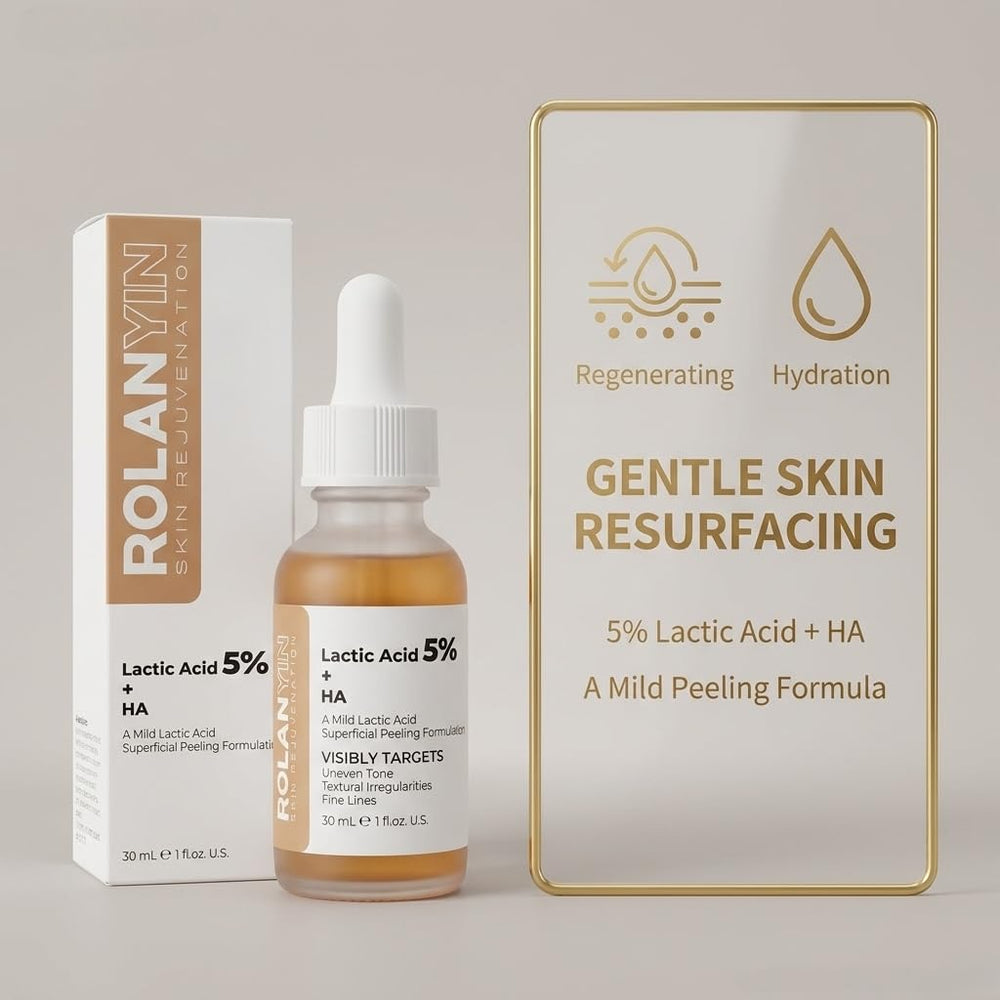 ROLANYIN applied on hand to show lightweight, non-greasy feel