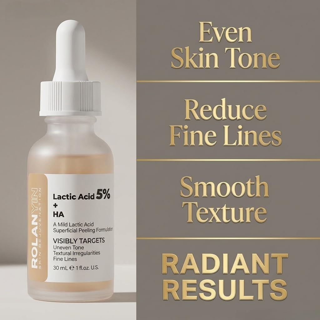 ROLANYIN bottle beside hyaluronic acid visual conveying deep hydration