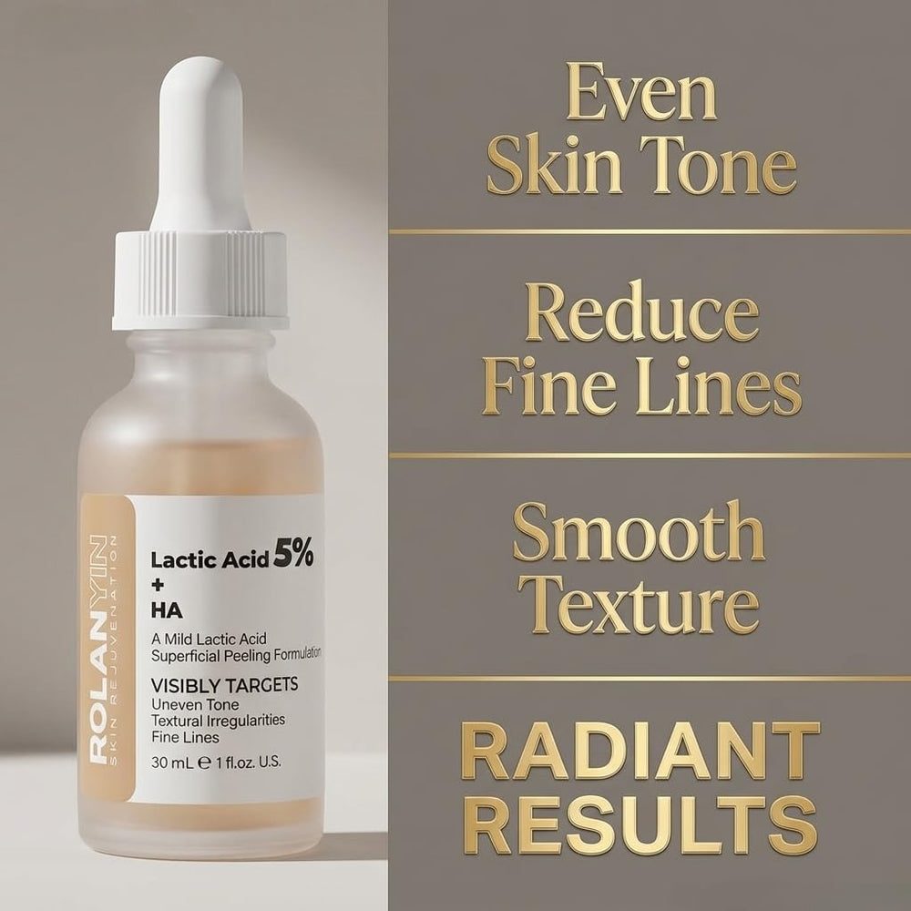 ROLANYIN bottle beside hyaluronic acid visual conveying deep hydration