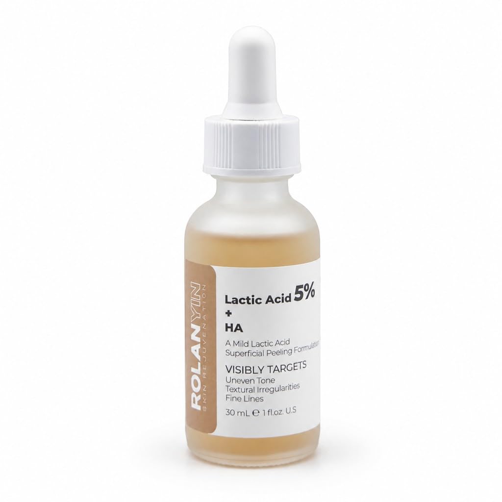 ROLANYIN front packaging showing sleek serum bottle and benefits