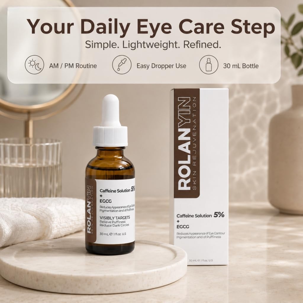 ROLANYIN bottle on bathroom vanity, easy-daily-routine benefit