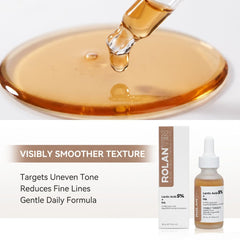 ROLANYIN pump and label detail illustrating ingredient clarity benefit
