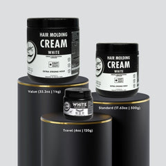 Rolda cream applied to curly hair demonstrating curl definition and frizz control