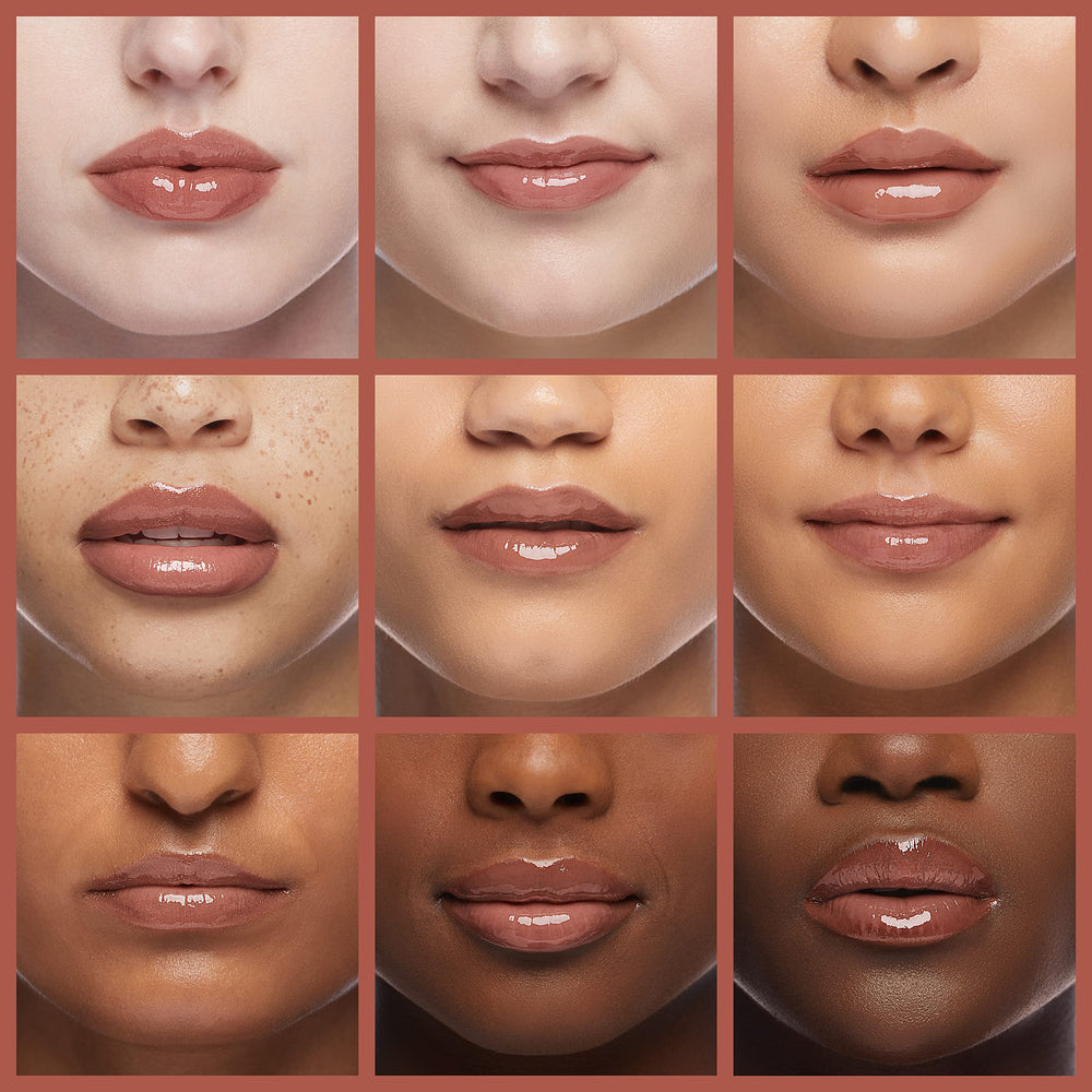 rom&nd shade on lips nougat sand demonstrates neutral MLBB tone and plumping effect