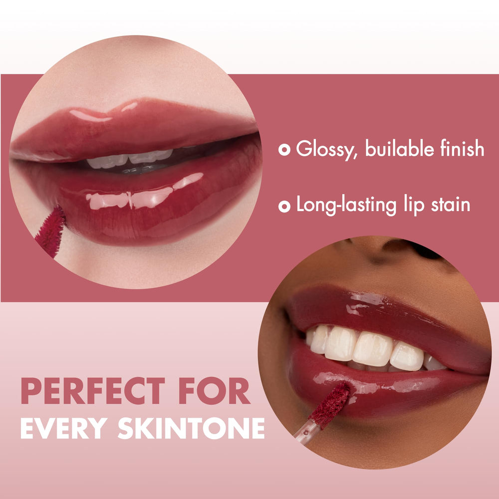 rom&nd lips worn lifestyle image showing rich, flattering color