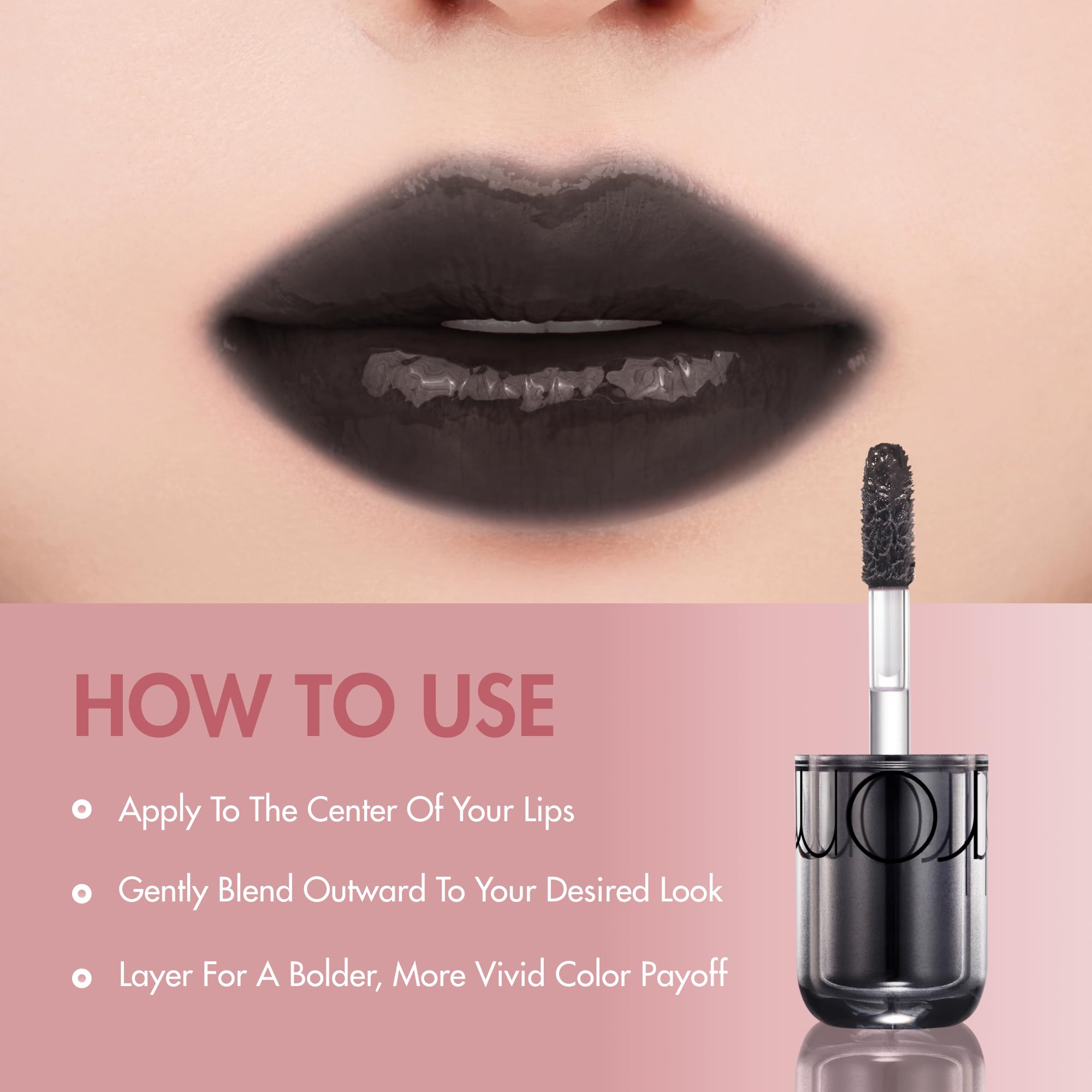 rom&nd tube in a handbag lifestyle shot for portability and quick touch-ups
