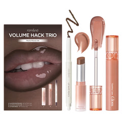 rom&nd front packaging of Volume Hack Trio showing kit benefits