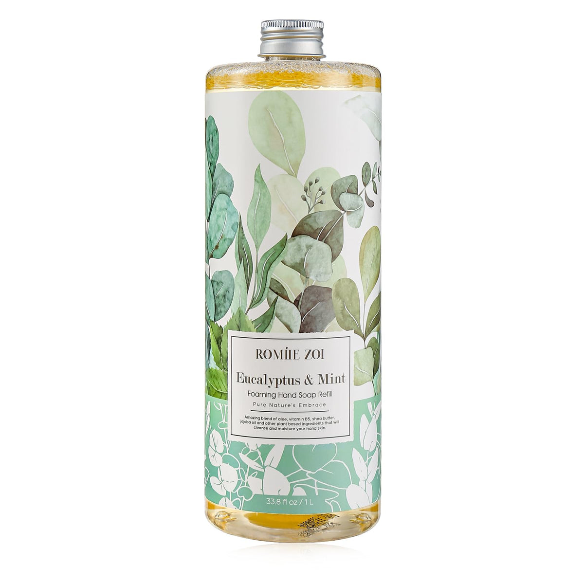 ROMIIE ZOI front label showing eucalyptus and mint benefits