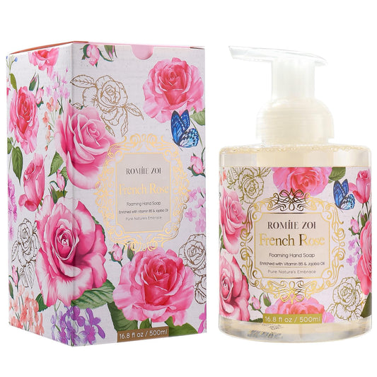 ROMIIE ZOI front bottle view showing elegant label and pump for easy use and style