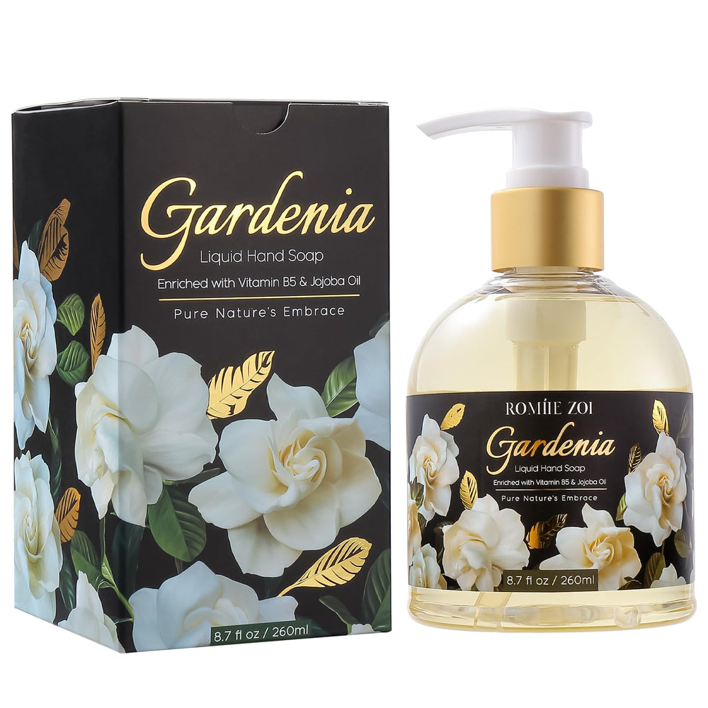 ROMIIE ZOI front view in gift box showcasing elegant packaging and gardenia scent benefit