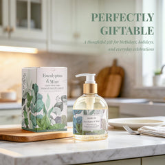 ROMIIE ZOI handwashing in bathroom setting illustrating clean hands