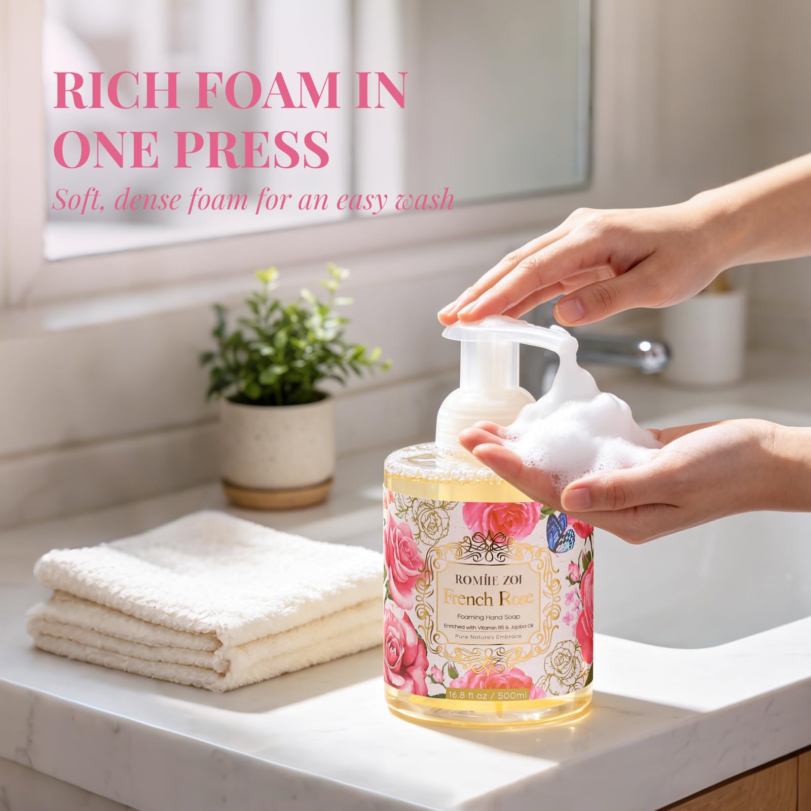 ROMIIE ZOI label detail showing ingredients and fragrance information clearly