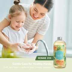 ROMIIE ZOI ingredient label close-up, plant-based and chemical-free benefit