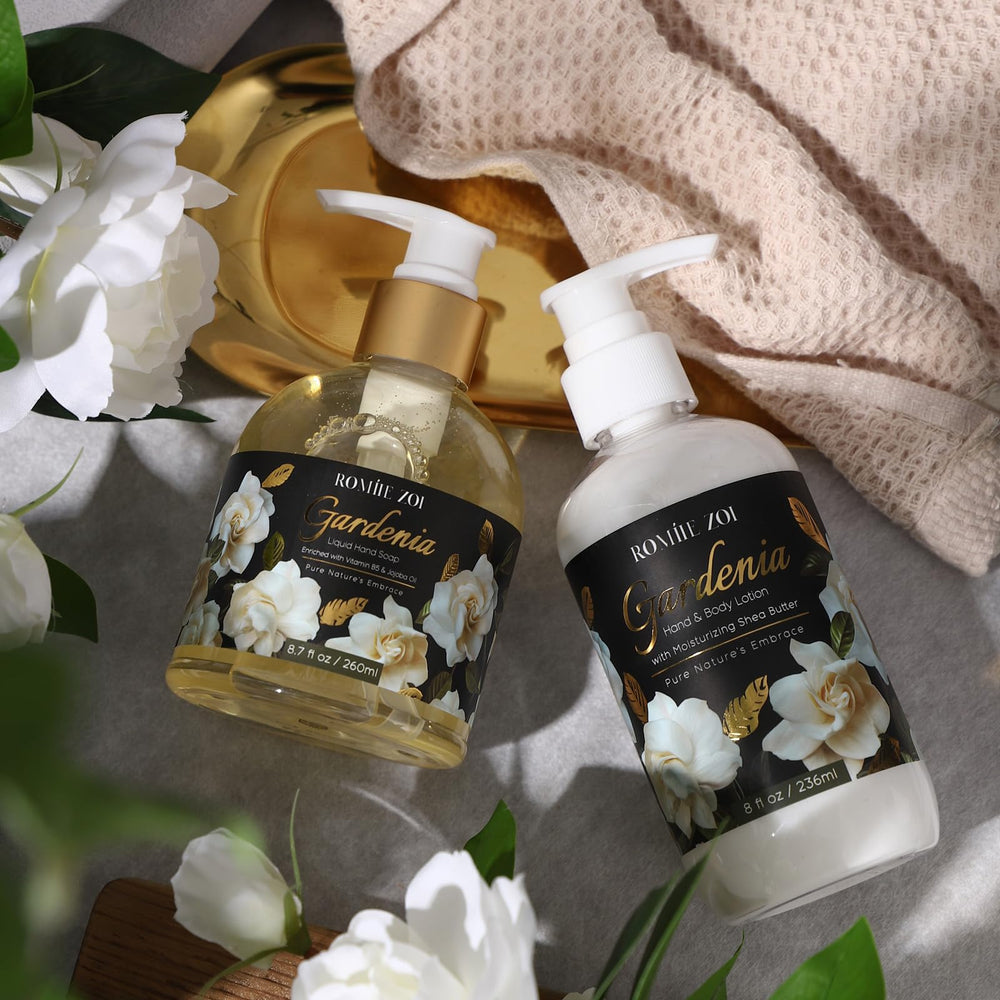 ROMIIE ZOI lotion applied to hands illustrating smooth hydration