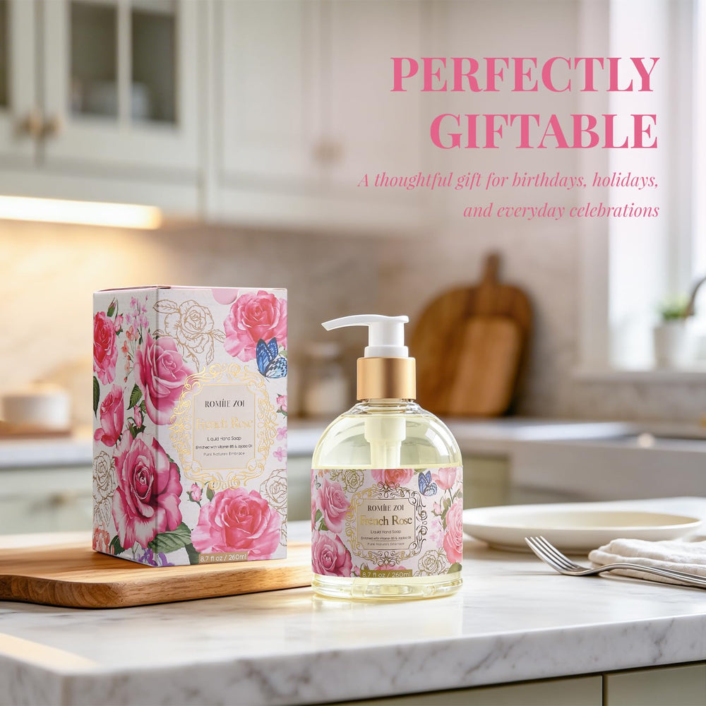 ROMIIE ZOI on bathroom counter styled for daily use and decor benefit