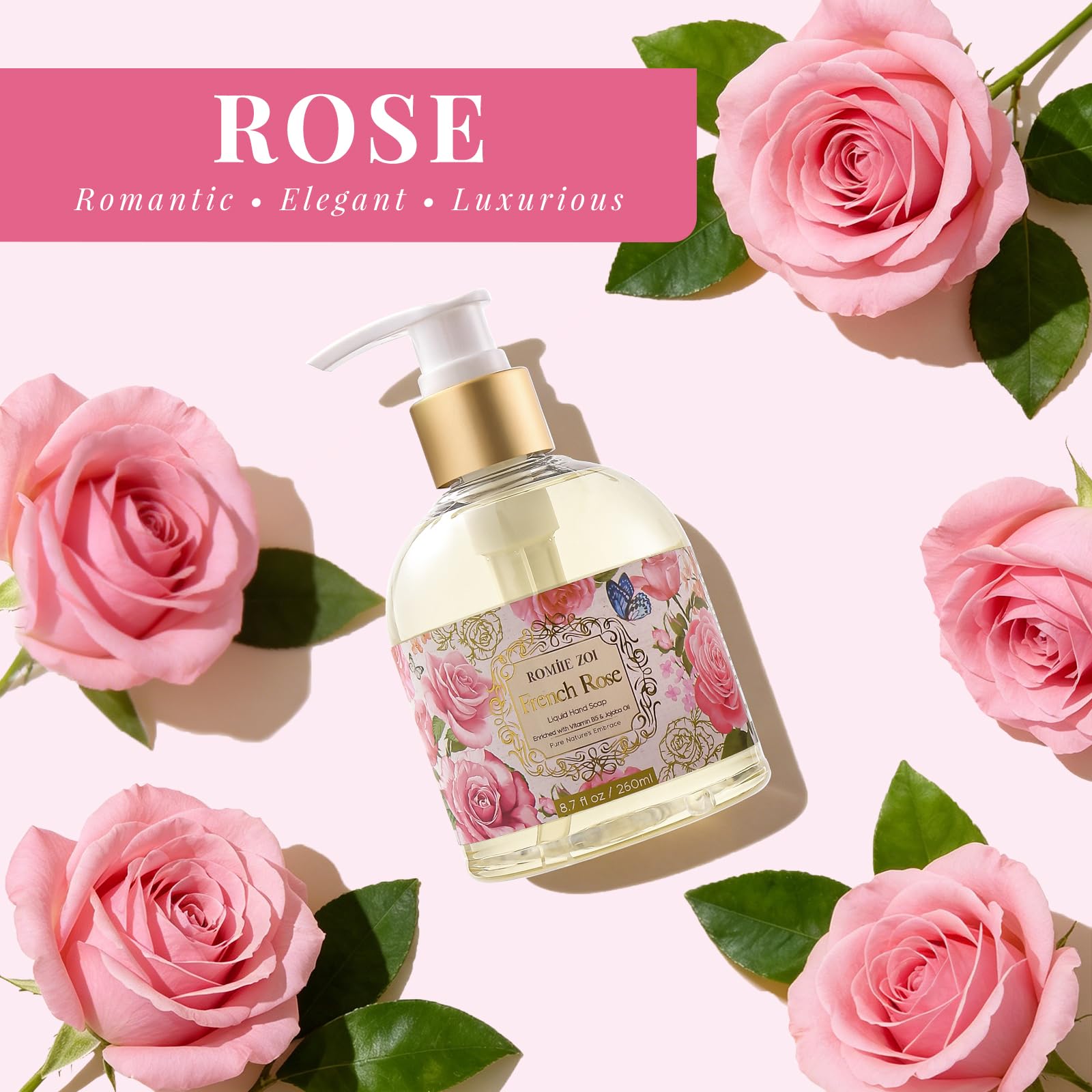 ROMIIE ZOI label detail highlighting ingredients and clear product identity benefit