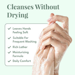 ROMIIE ZOI soap foam texture demonstrating gentle lathering benefit