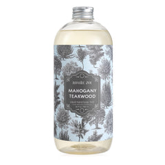ROMIIE ZOI bottle front label showing teakwood scent and 750ml benefit