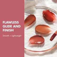 rom&nd Bare Fig layered on lips showing buildable coverage options and depth