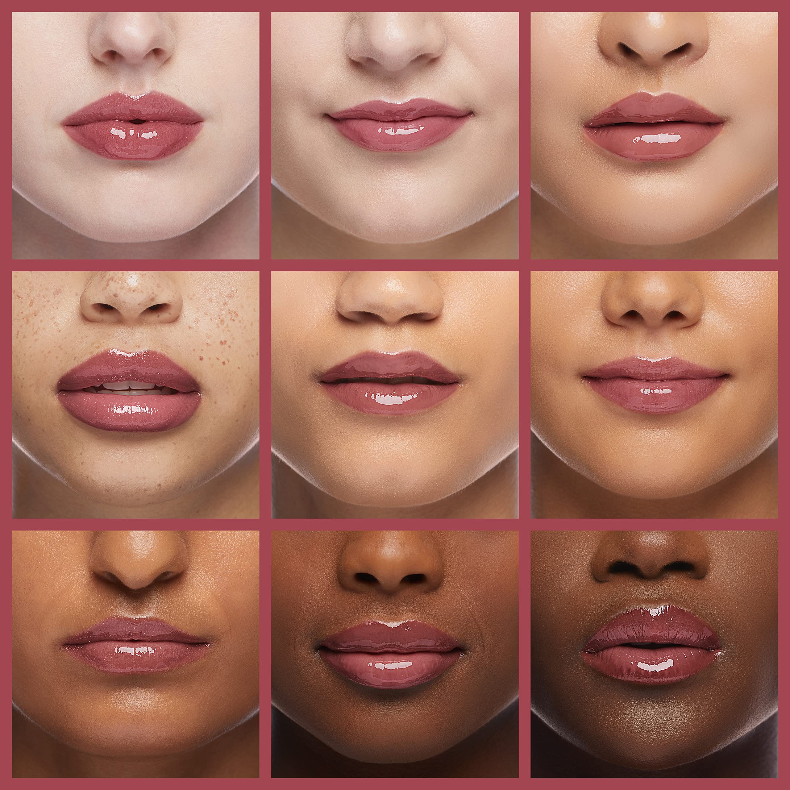 rom&nd swatch on skin illustrating mauve tint and buildable color benefit