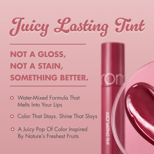 rom&nd applicator close-up demonstrating smooth glide and precise application