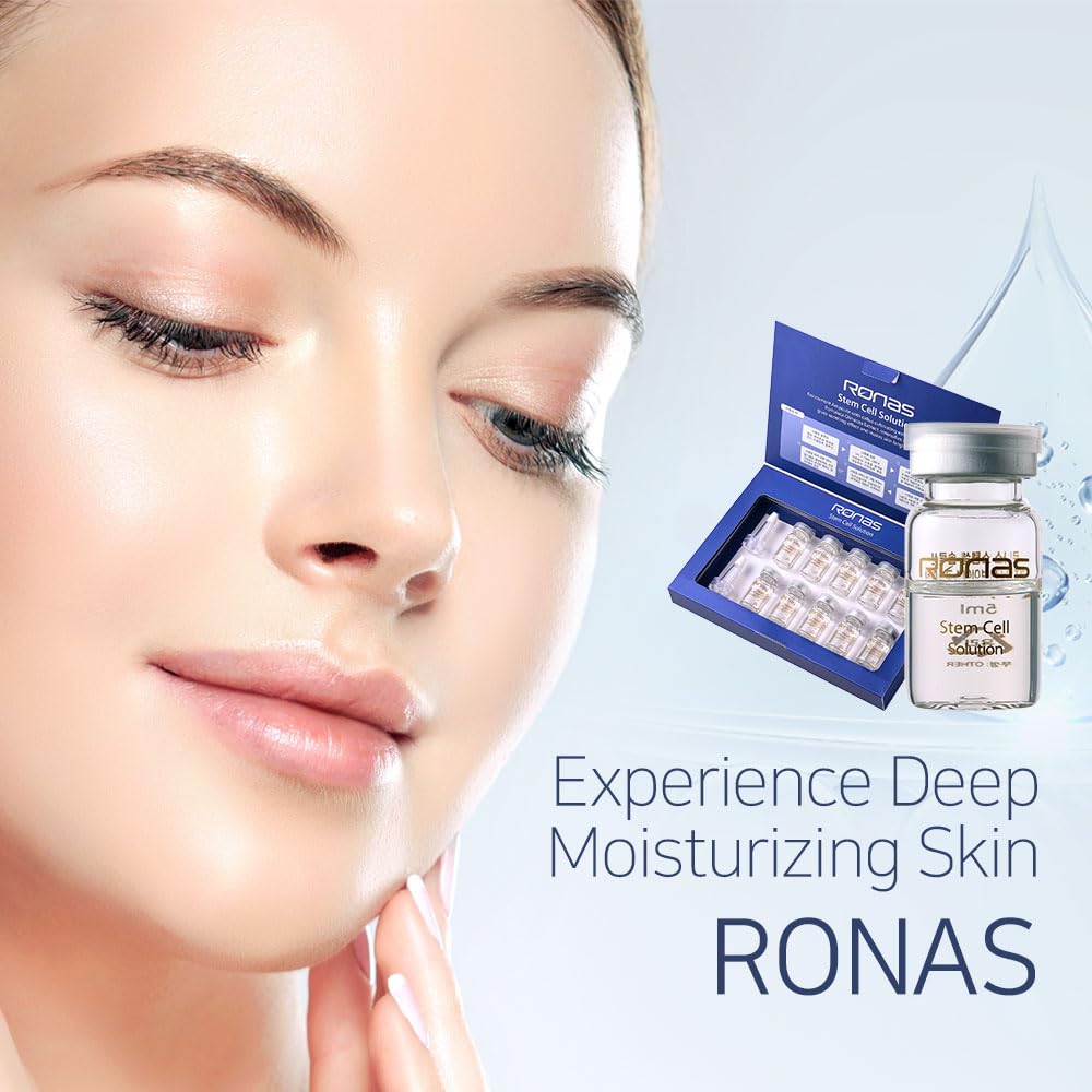Ronas after-application skin glow close-up showing visibly smoother texture and radiance benefit