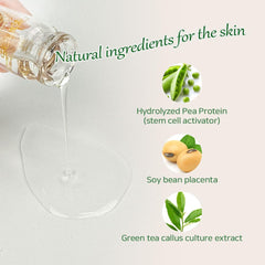 Ronas ampoule application on hand demonstrating smooth spread and immediate hydration benefit